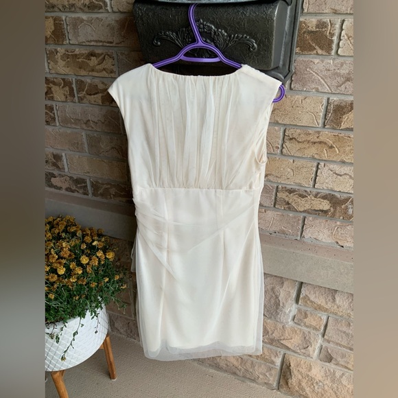 Vintage 90’S JESSICA Tule Cream Off White Midi Dress Womens Size 12 BRAND NEW - Picture 12 of 16